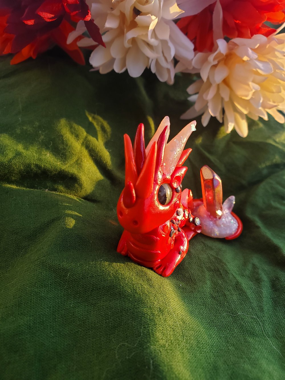 Crimson Crystal Dragon
