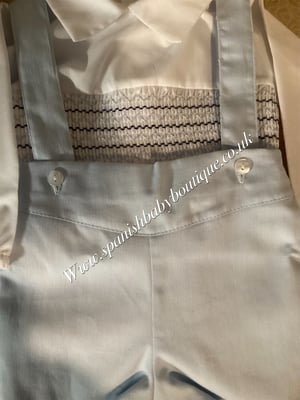 Image of Baby boys smocked outfit set