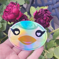 Image 1 of Sticker | Holographic Winter Penguin