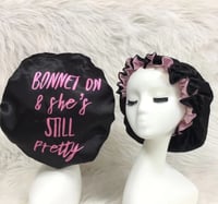 Image 2 of Black Queen Bonnet and Bundle By Tri Reversible Bonnet