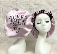 Image 1 of Black Queen Bonnet and Bundle By Tri Reversible Bonnet