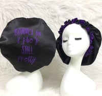 Image 3 of Black Queen Bonnet and Bundle By Tri Reversible Bonnet