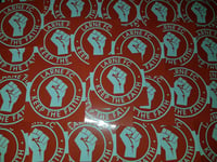 Image 1 of Pack of 25 7x7cm Larne Keep The Faith Football/Ultras Stickers.