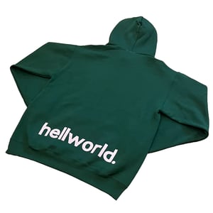 Image of *H_LOGO HOODIE (GREEN)