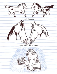 Image 2 of Two horses… now they’re kissin 