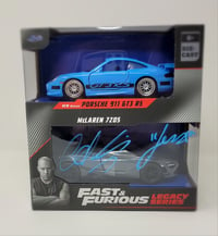 Image 1 of "Fast and Furious" Legacy Series PORSCHE/MCLAREN -- AUTOGRAPHED 