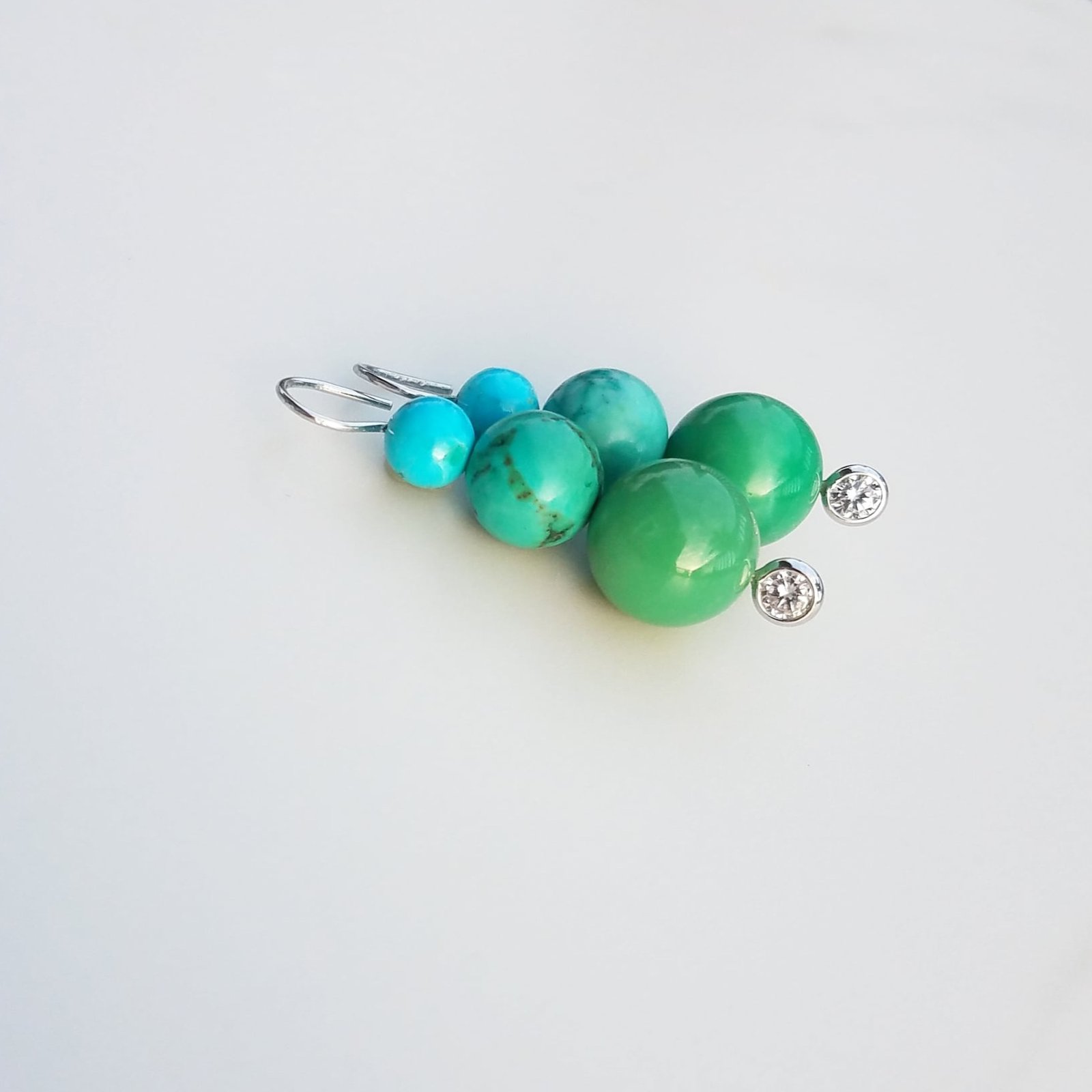 【SALE／60%OFF】 | Earrings Chrysoprase & Turquoise Lola Hawaii Jewelry Florence ゴルフバッグ・キャディバッグ