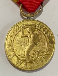 Image 1 of WW2 (Poland) Medal for Warsaw 1939-1945