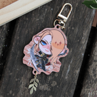 Image 2 of ffxiv flower keychains - SET I