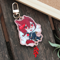 Image 2 of ffxiv flower keychains - SET C