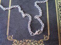 Image 5 of Gothic Vamp Pendant Necklace on 18" Chain, Black & Silver