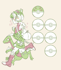 Image 3 of pokemon: tote-bag [GRASS]