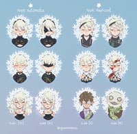 Image 1 of NieR Automata + Replicant keychains