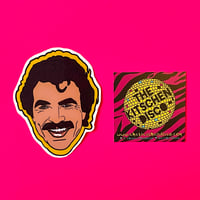 Tom Selleck Vinyl Sticker