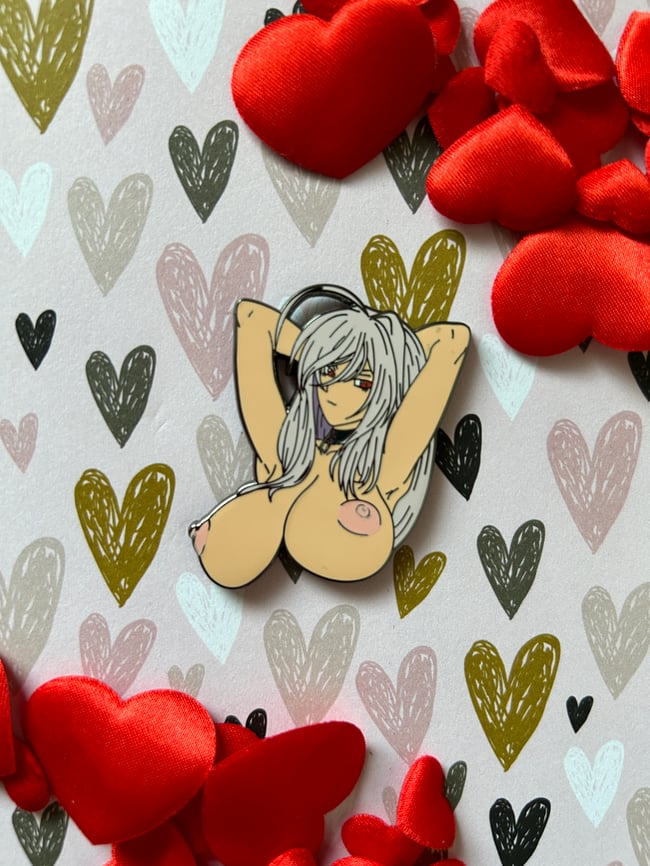 Sexy Vampire Girl Pin