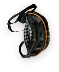 Image 1 of Belt Bag in Black + Tan