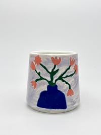 Image 1 of Vase with flowers mug 3 