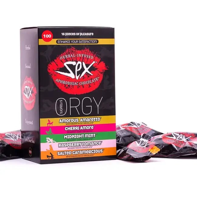 Sex Chocolate Orgy 5 Flavors 100 Pieces Sex Chocolate 6540