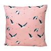 Flamingos In Flight Cushion Cover