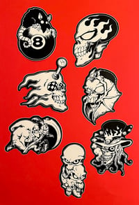 Image 3 of Skullfactory 30 Sticker Set