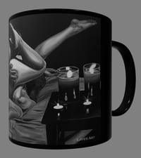 Image 1 of "Dessert" Coffee Mug, 11oz, Black