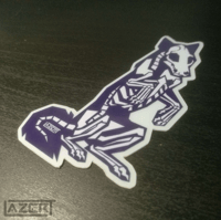 Image 5 of X-Ray Wolf - Glow in the Dark Stickers