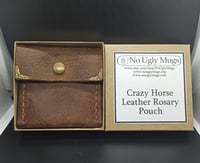 Image 2 of Crazy Horse Leather Rosary Pouch