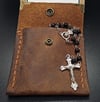 Crazy Horse Leather Rosary Pouch