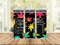 Rainbow Cannabis Tumbler