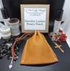 Deerskin Leather Drawstring Rosary Pouch