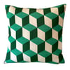 Emerald cubic cushion cover