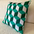 Emerald cubic cushion cover Image 4