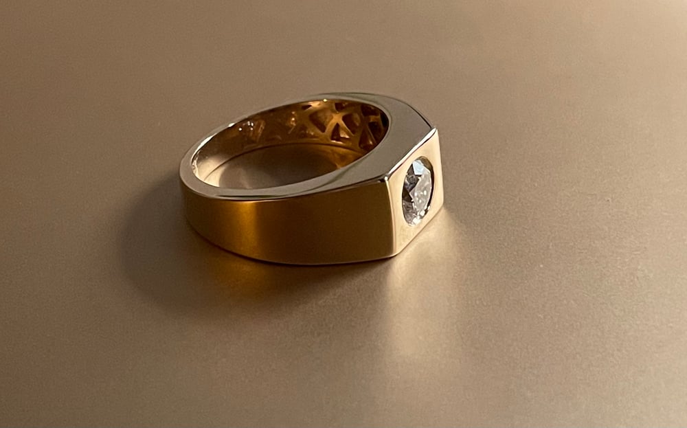 Men's Classic Solitaire Diamond Ring