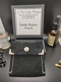 Image 3 of Suede Rosary Pouch