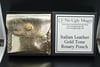 Italian Leather Gold Tone Rosary Pouch (pouch for coins, earrings, rings). ***LIMITED QUANTITIES