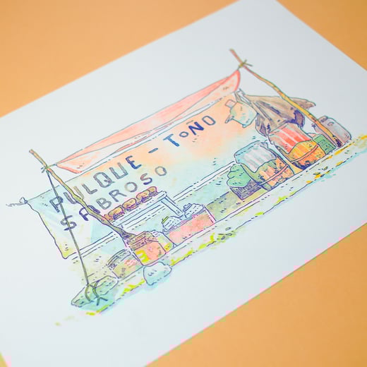 Pulques - Riso Print