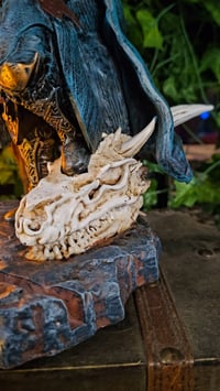 Image 3 of 👑The Armored Kingdom Norse Valor Warrior W/ Dragon Skull Stand Holder