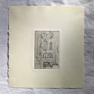 Chartres Cathedral Etching