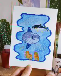 Image 2 of "Big Blue Pacific" Large Postcard/Print