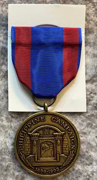 Image 1 of Pre-WWI Philippine-American War (USA) Philippine Campaign Medal (Navy) - 1899-1903