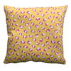 Yellow leopard cushion cover 