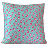 Mint leopard cushion cover 