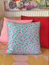 Mint leopard cushion cover  Image 2