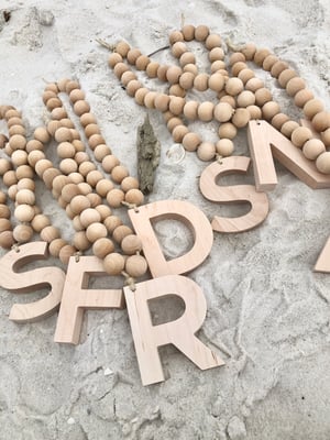 Image of Original Love Beads - LETTERS (A-I)