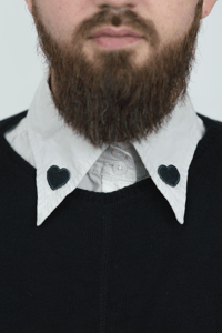 Image 5 of Pin's brodé cœur 