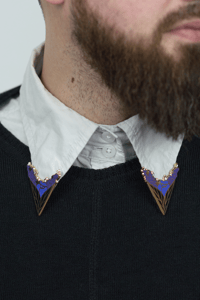 Image 5 of Pin's col de chemise floral