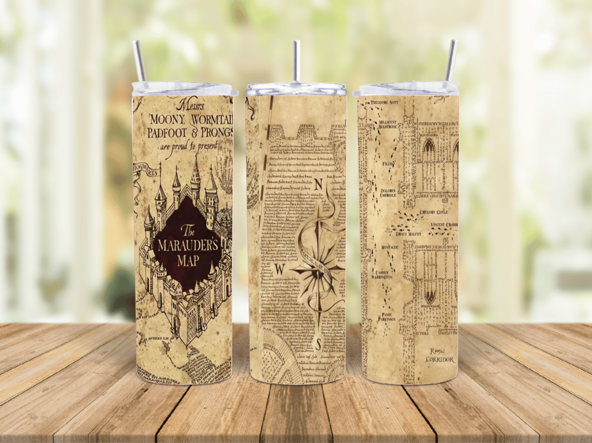 Harry Potter Map Tumbler 