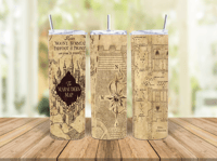 Harry Potter Map Tumbler