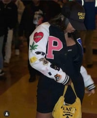 Image 1 of Bad bishhhh varsity jacket 