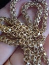 VICTORIAN/ GEORGIAN 9CT YELLOW GOLD 15.3G 20 INCHES WITH DOG CLIP